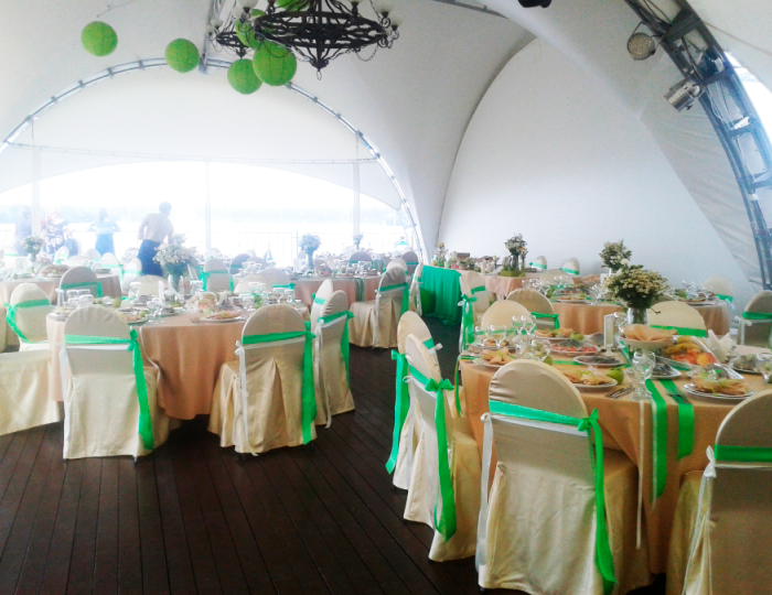 Летняя площадка «Малый Шатёр» - Отель «Яхт-клуб Новый берег»